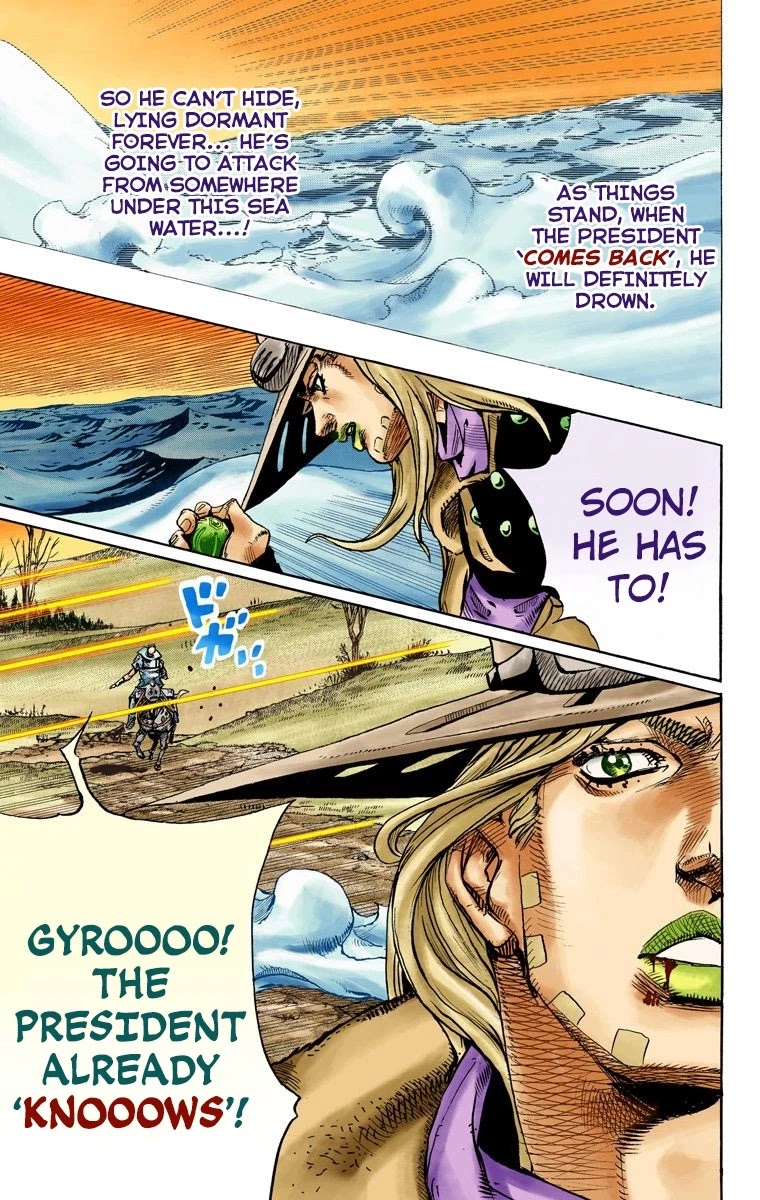 JoJo's Bizarre Adventure Part 7 - Steel Ball Run (Official Colored) chapter 83 page 9