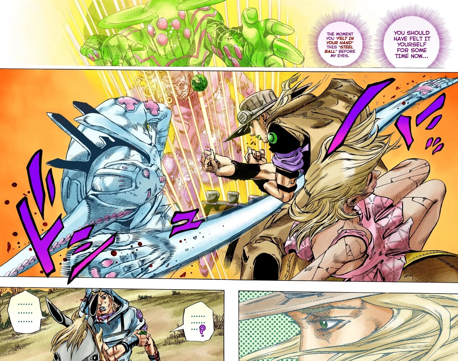 JoJo's Bizarre Adventure Part 7 - Steel Ball Run (Official Colored) chapter 84 page 13