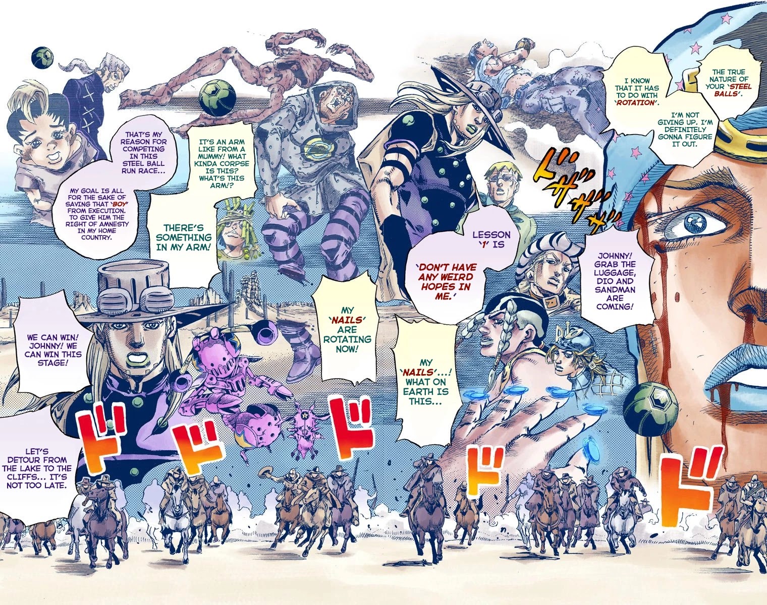 JoJo's Bizarre Adventure Part 7 - Steel Ball Run (Official Colored) chapter 84 page 26