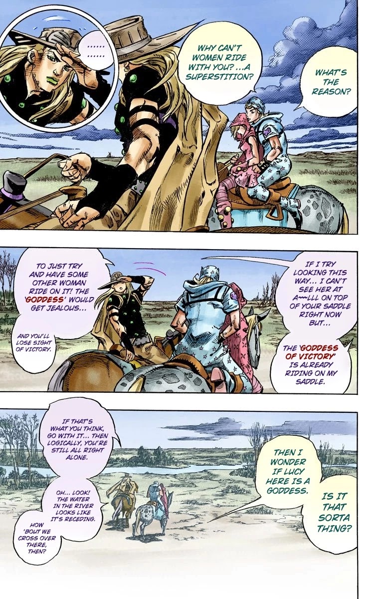 JoJo's Bizarre Adventure Part 7 - Steel Ball Run (Official Colored) chapter 84 page 28