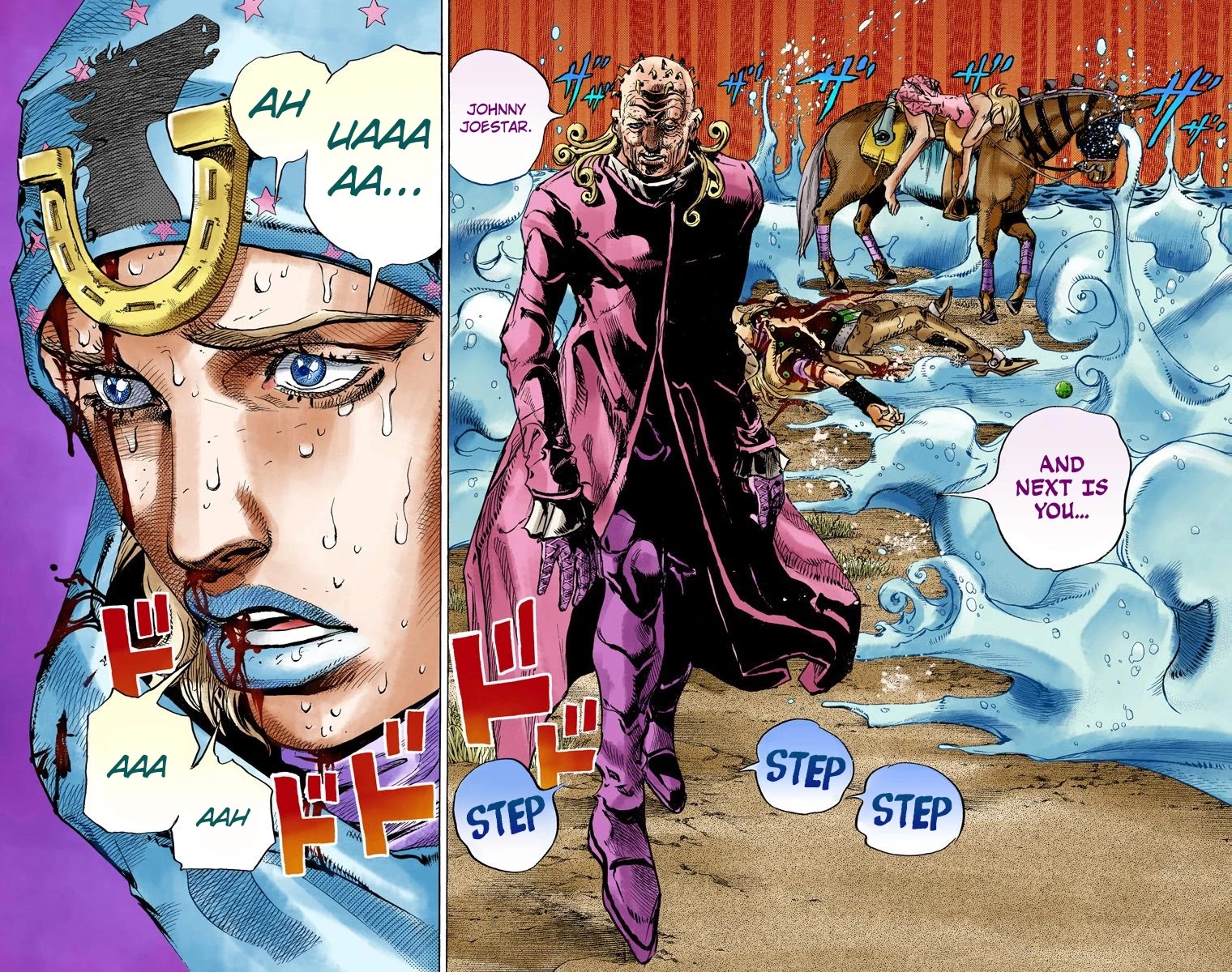 JoJo's Bizarre Adventure Part 7 - Steel Ball Run (Official Colored) chapter 84 page 31