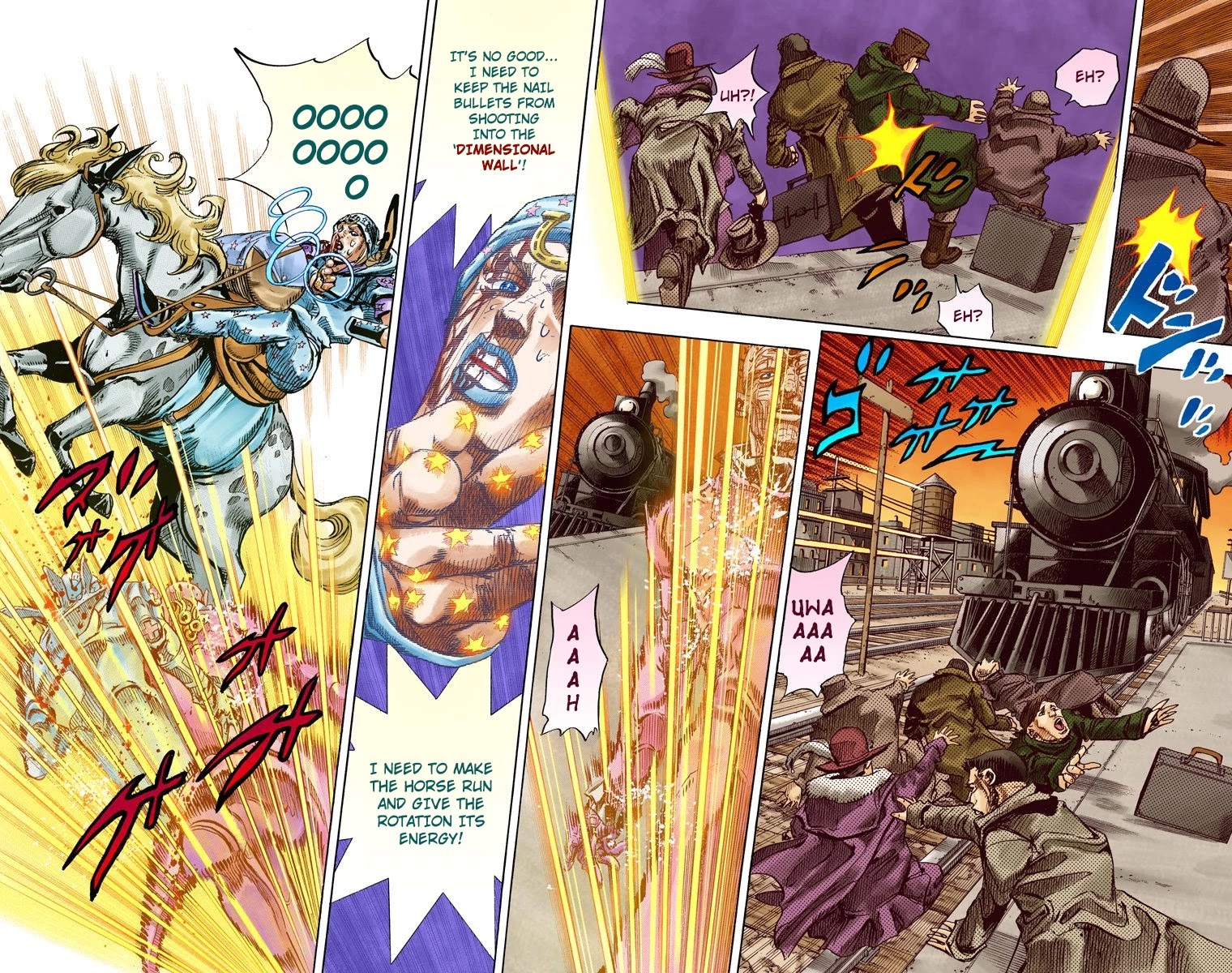 JoJo's Bizarre Adventure Part 7 - Steel Ball Run (Official Colored) chapter 85 page 13