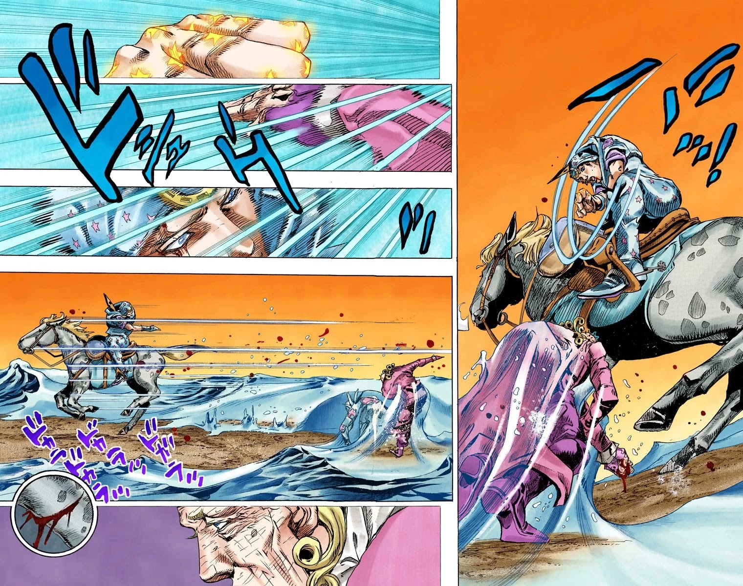 JoJo's Bizarre Adventure Part 7 - Steel Ball Run (Official Colored) chapter 85 page 19