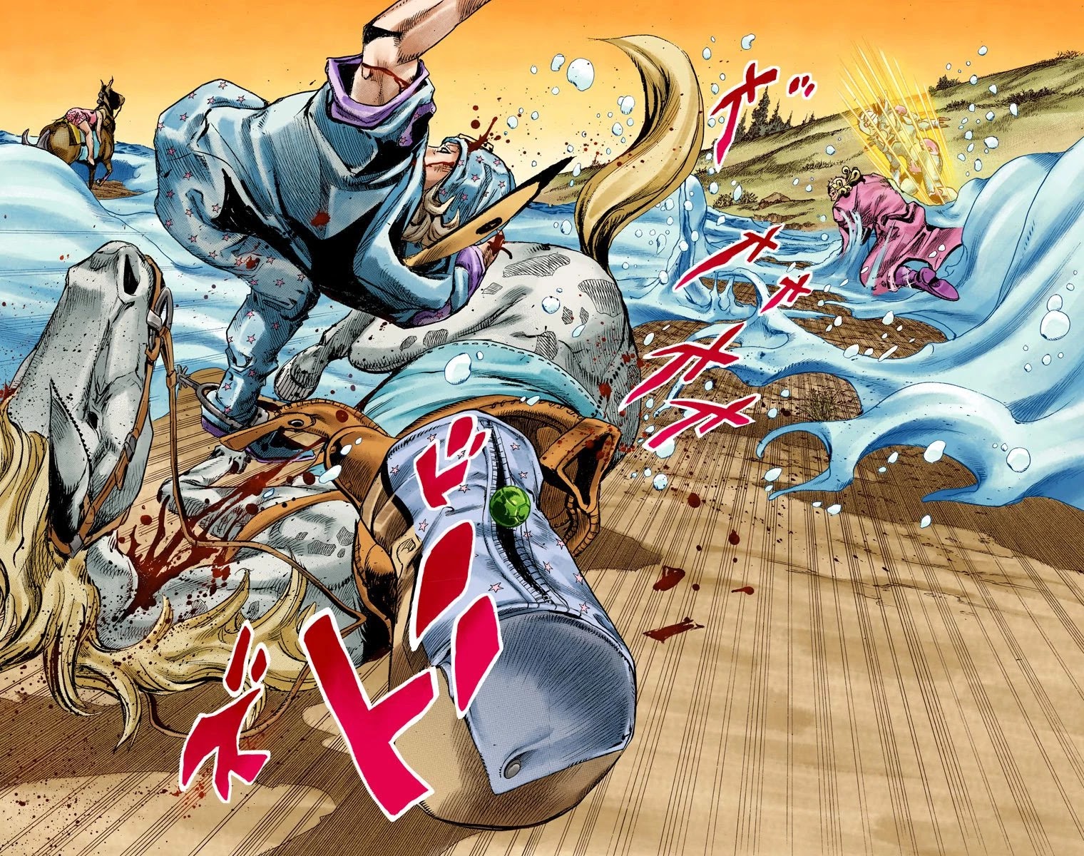JoJo's Bizarre Adventure Part 7 - Steel Ball Run (Official Colored) chapter 85 page 20