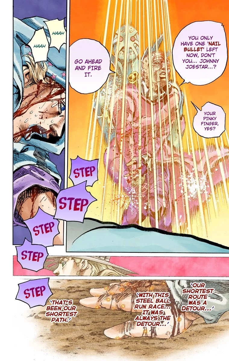 JoJo's Bizarre Adventure Part 7 - Steel Ball Run (Official Colored) chapter 85 page 24