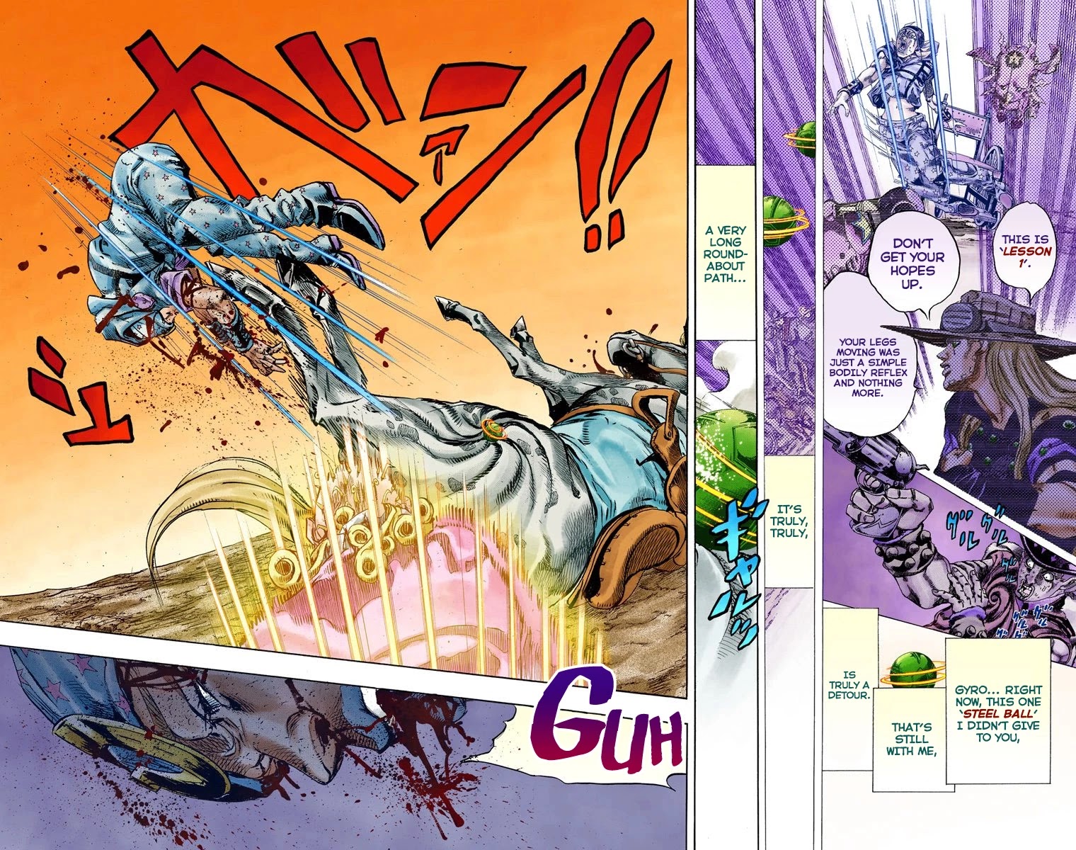 JoJo's Bizarre Adventure Part 7 - Steel Ball Run (Official Colored) chapter 85 page 28