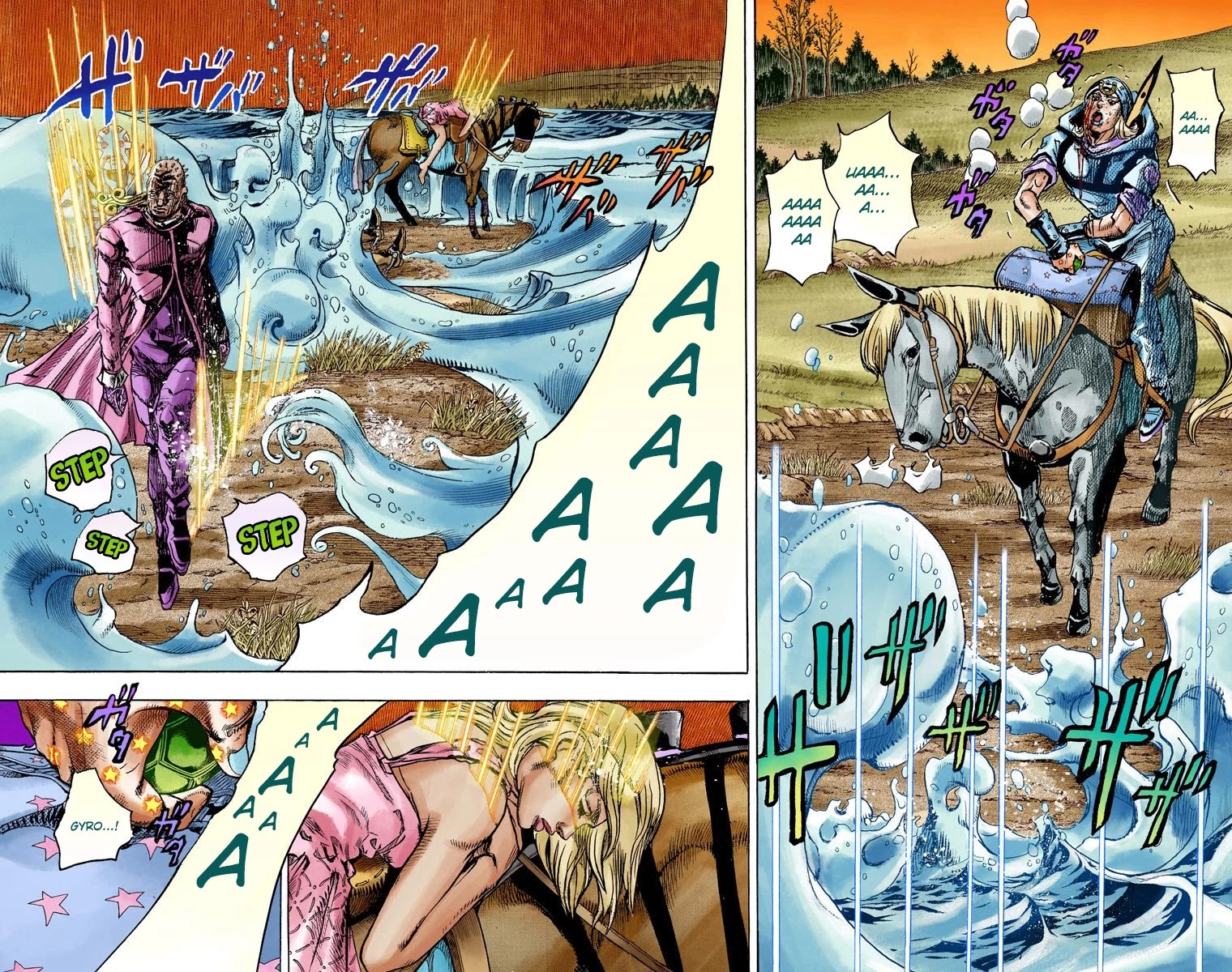 JoJo's Bizarre Adventure Part 7 - Steel Ball Run (Official Colored) chapter 85 page 6