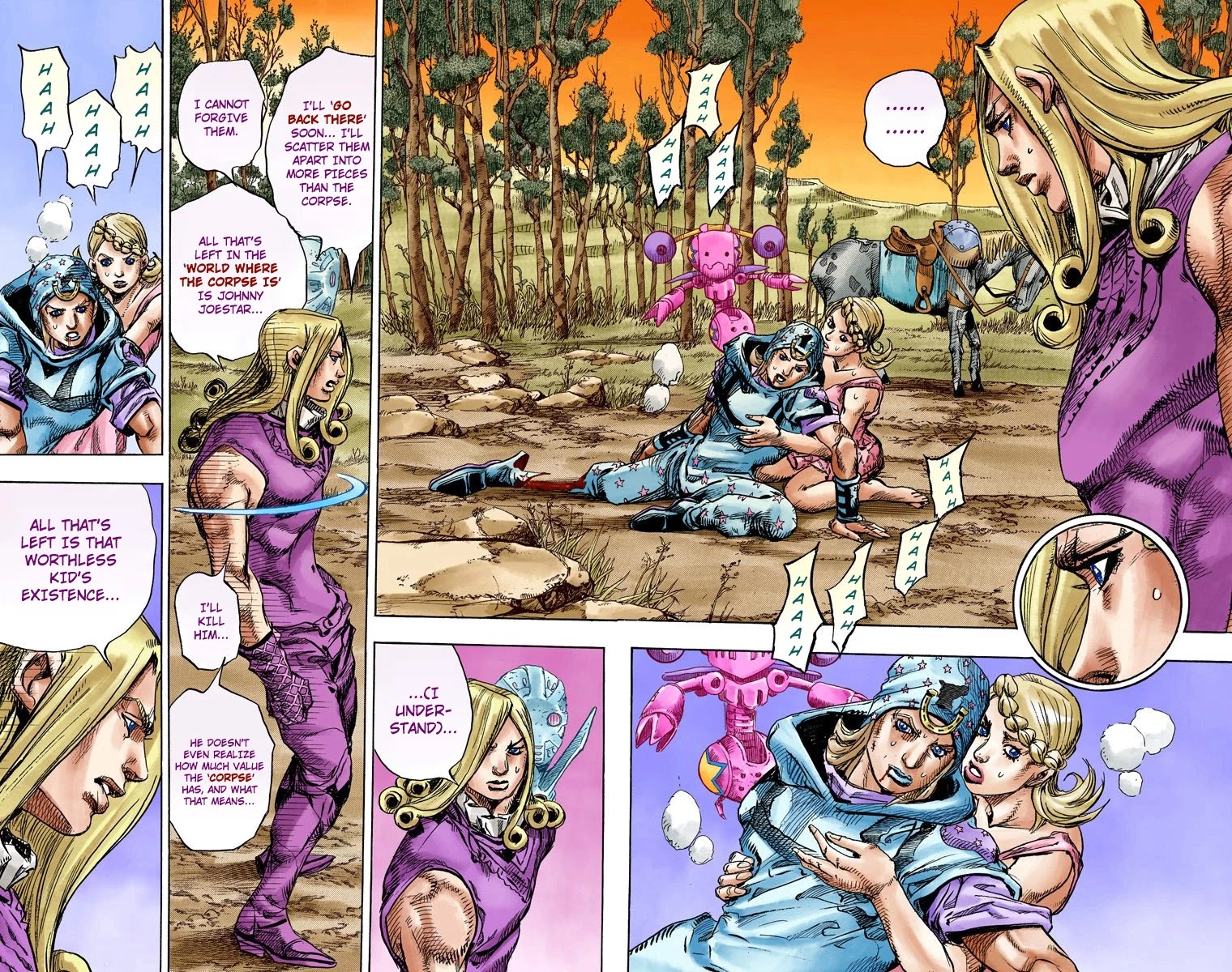 JoJo's Bizarre Adventure Part 7 - Steel Ball Run (Official Colored) chapter 86 page 19