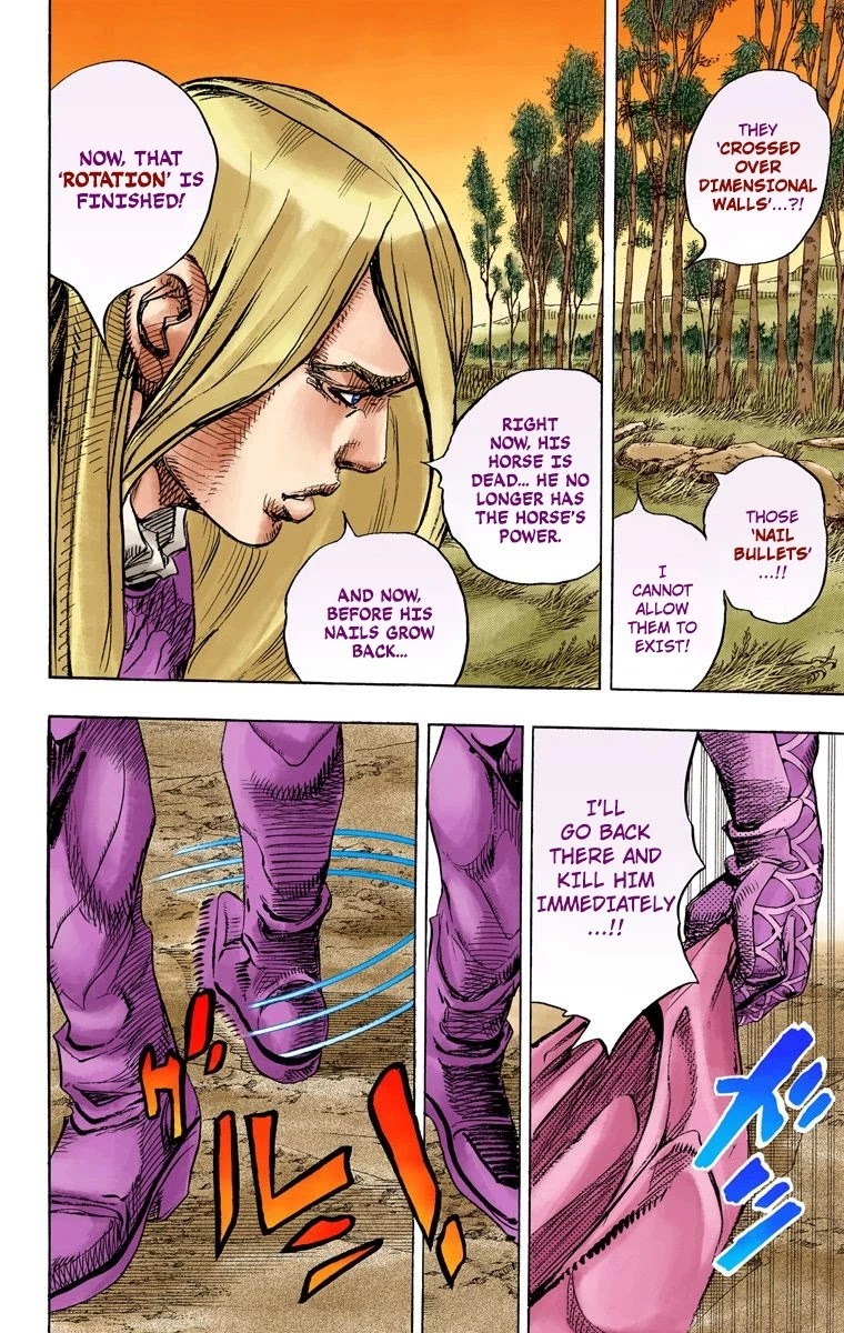 JoJo's Bizarre Adventure Part 7 - Steel Ball Run (Official Colored) chapter 86 page 20