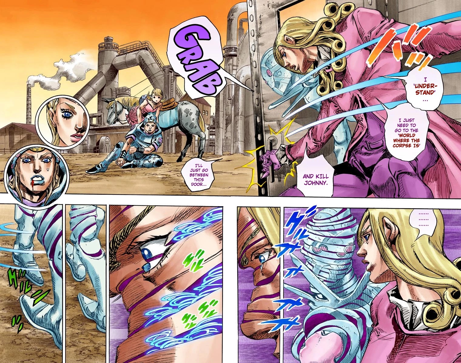 JoJo's Bizarre Adventure Part 7 - Steel Ball Run (Official Colored) chapter 86 page 31
