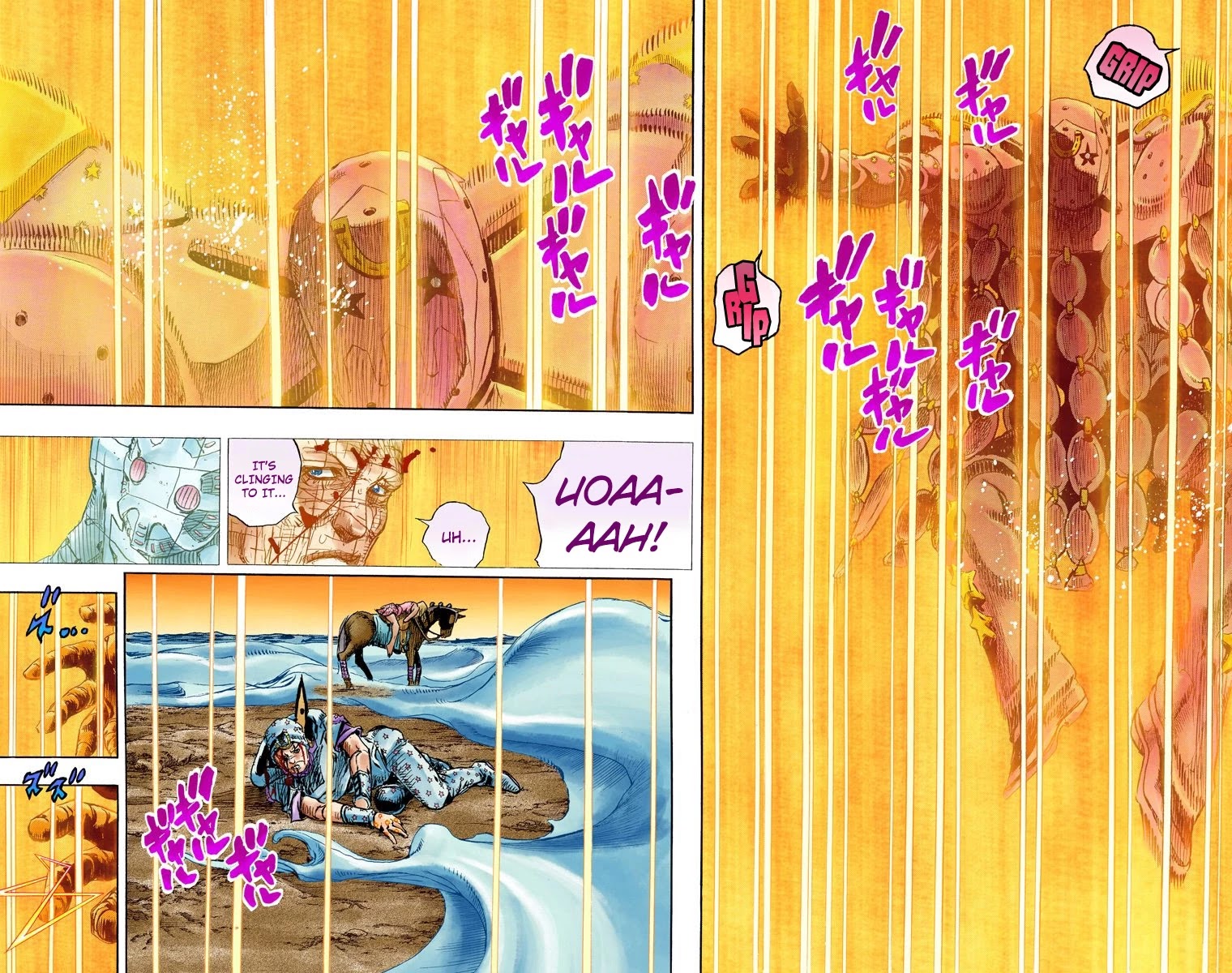 JoJo's Bizarre Adventure Part 7 - Steel Ball Run (Official Colored) chapter 86 page 8