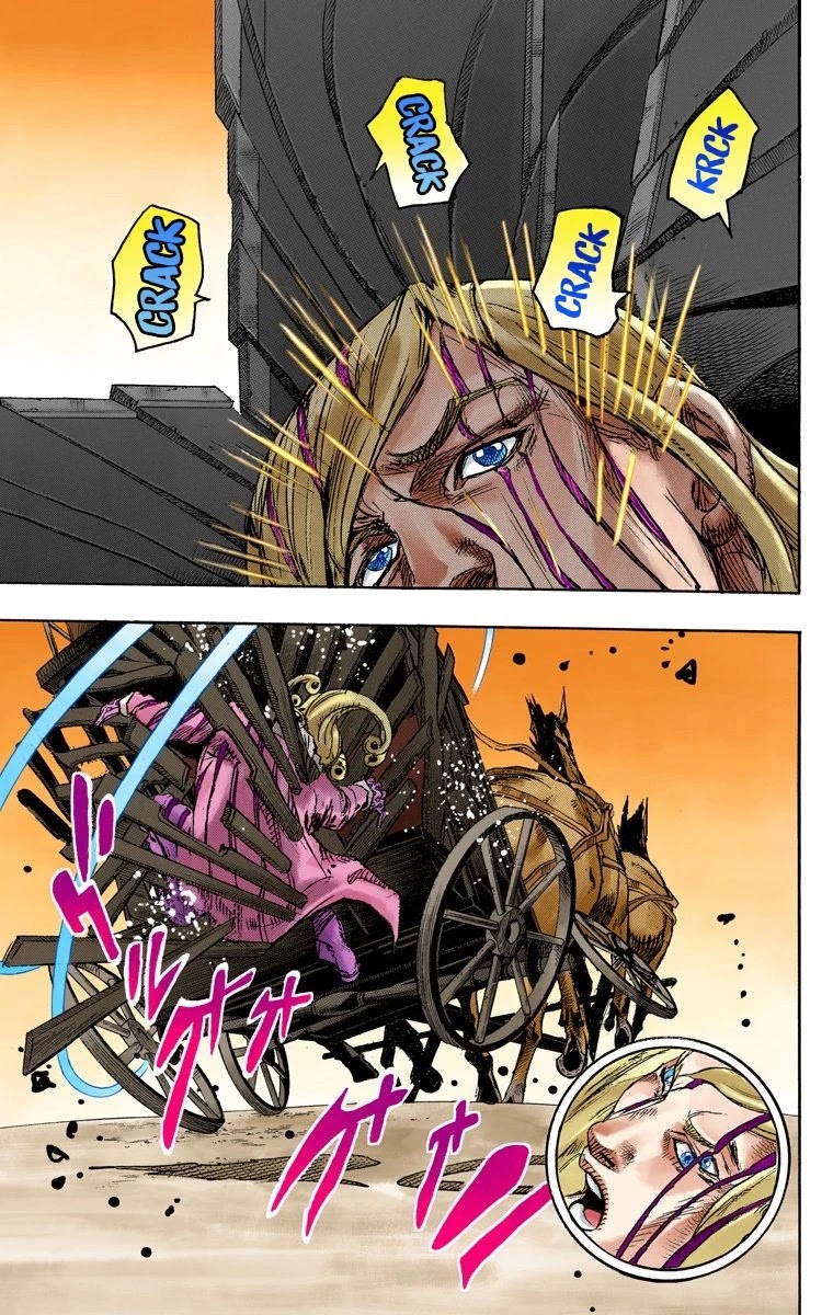 JoJo's Bizarre Adventure Part 7 - Steel Ball Run (Official Colored) chapter 87 page 17