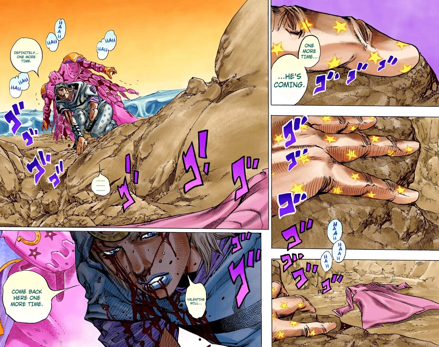 JoJo's Bizarre Adventure Part 7 - Steel Ball Run (Official Colored) chapter 87 page 3