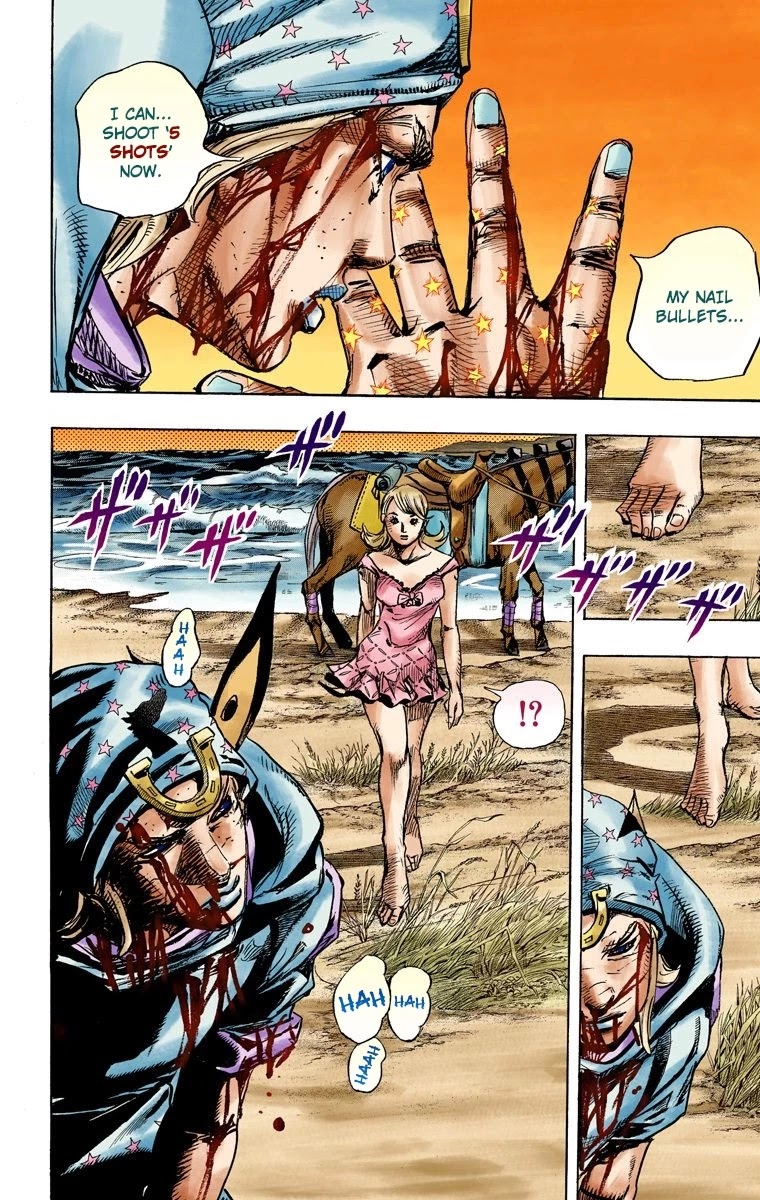 JoJo's Bizarre Adventure Part 7 - Steel Ball Run (Official Colored) chapter 87 page 32