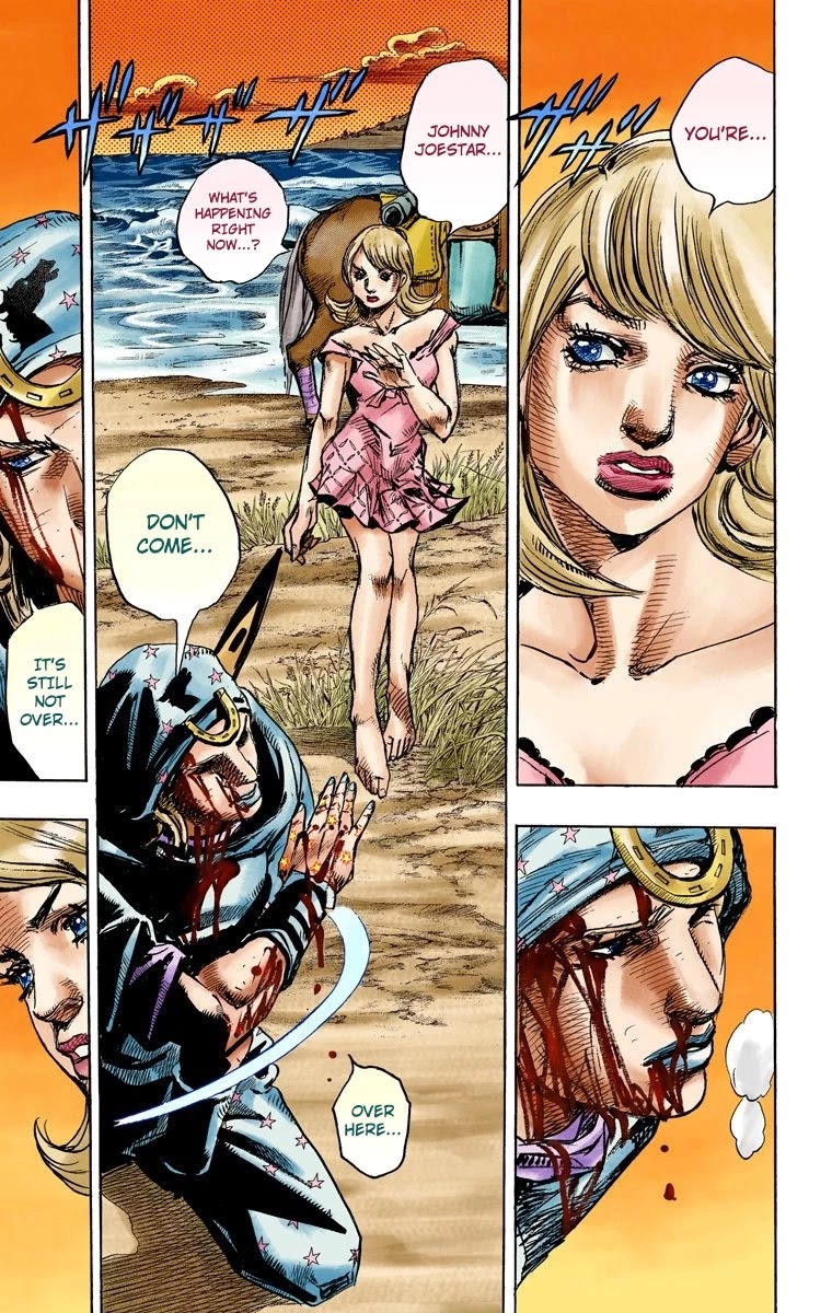 JoJo's Bizarre Adventure Part 7 - Steel Ball Run (Official Colored) chapter 87 page 33