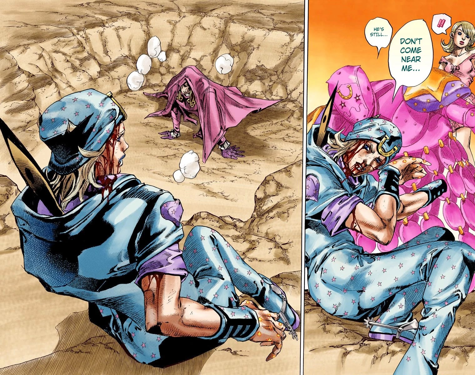 JoJo's Bizarre Adventure Part 7 - Steel Ball Run (Official Colored) chapter 87 page 34
