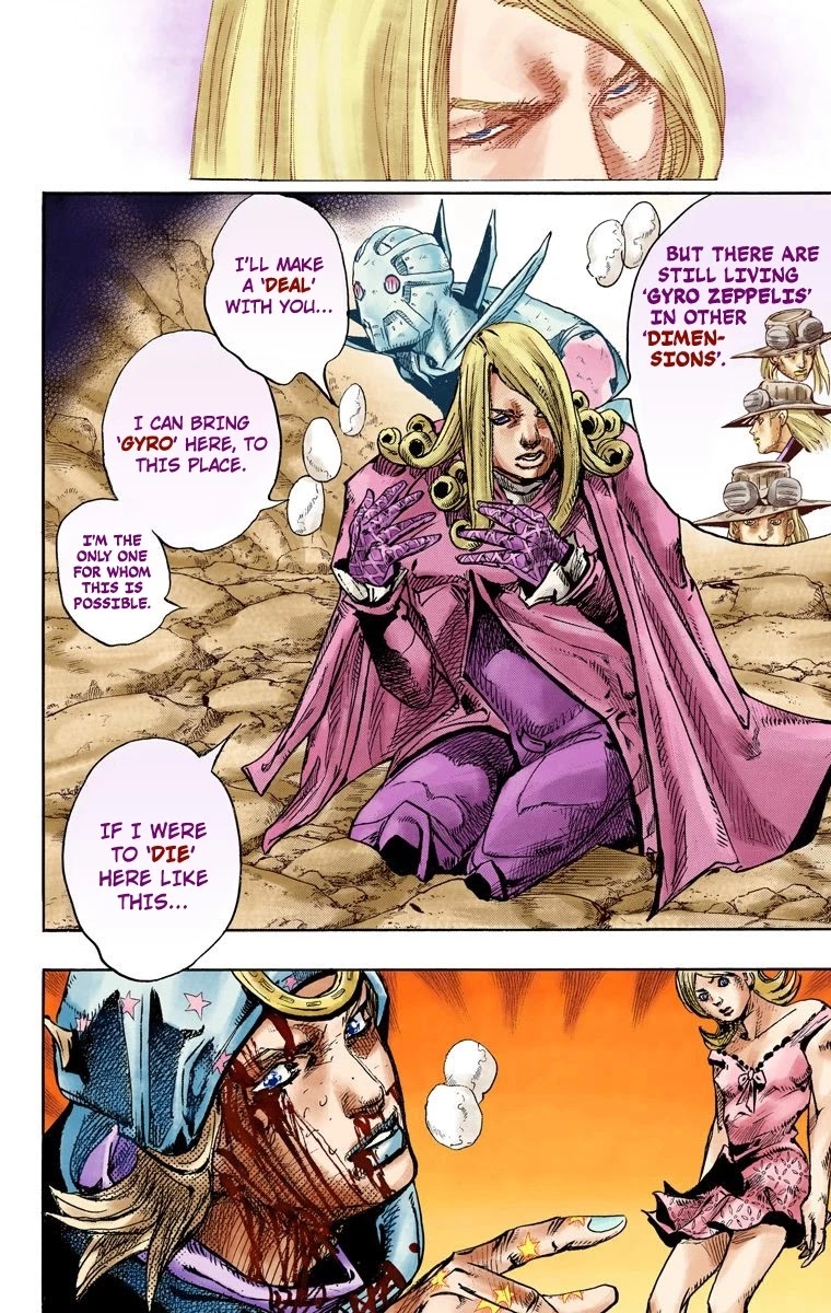 JoJo's Bizarre Adventure Part 7 - Steel Ball Run (Official Colored) chapter 87 page 37
