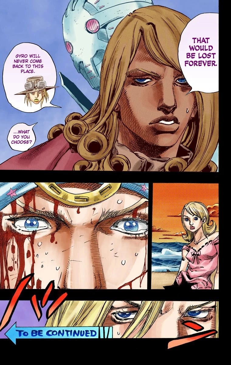 JoJo's Bizarre Adventure Part 7 - Steel Ball Run (Official Colored) chapter 87 page 38