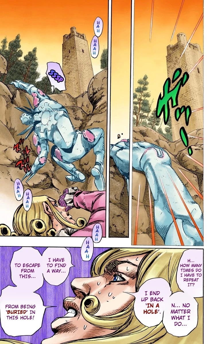 JoJo's Bizarre Adventure Part 7 - Steel Ball Run (Official Colored) chapter 87 page 5