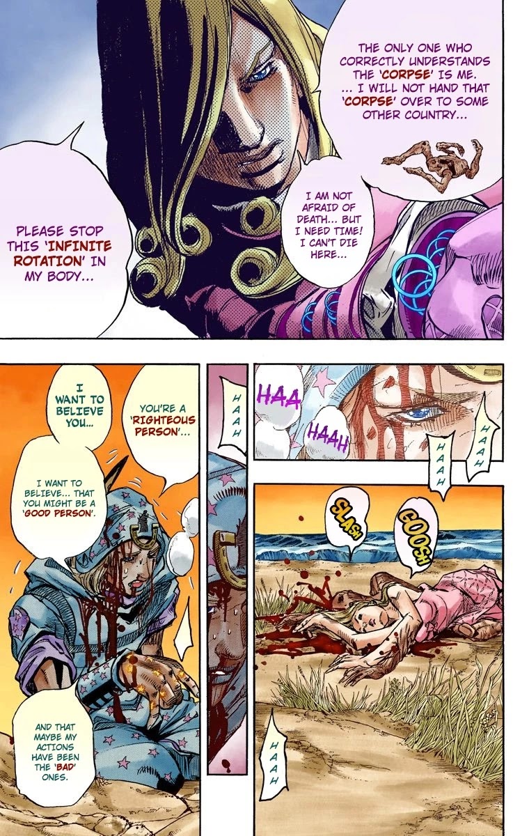 JoJo's Bizarre Adventure Part 7 - Steel Ball Run (Official Colored) chapter 88 page 18