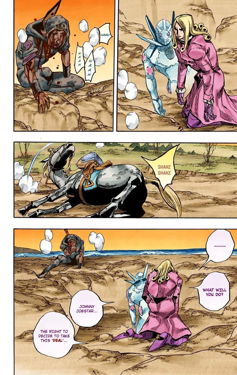 JoJo's Bizarre Adventure Part 7 - Steel Ball Run (Official Colored) chapter 88 page 27