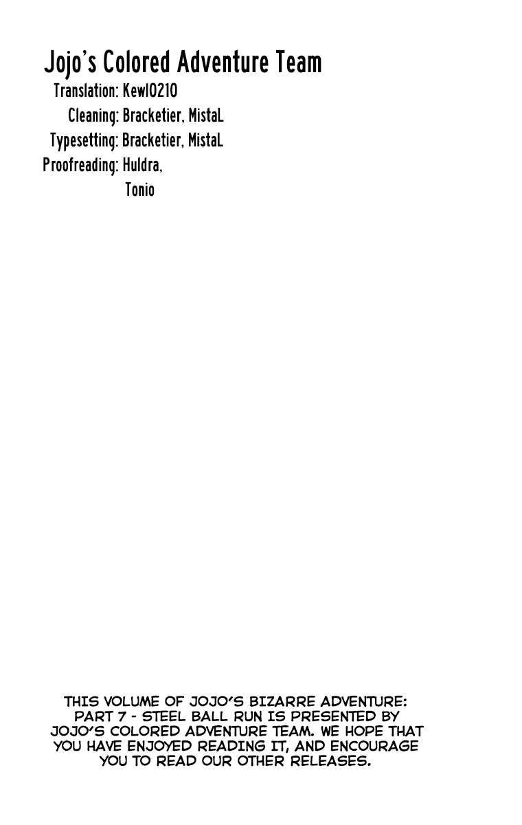 JoJo's Bizarre Adventure Part 7 - Steel Ball Run (Official Colored) chapter 88 page 32