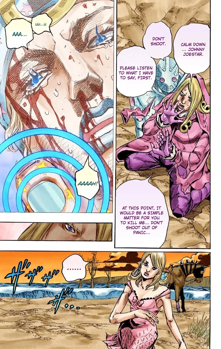 JoJo's Bizarre Adventure Part 7 - Steel Ball Run (Official Colored) chapter 88 page 4
