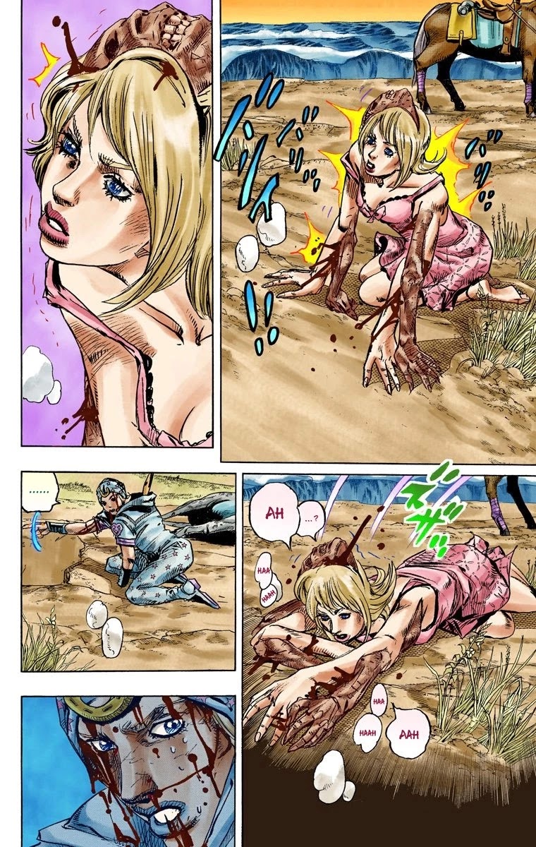 JoJo's Bizarre Adventure Part 7 - Steel Ball Run (Official Colored) chapter 88 page 6