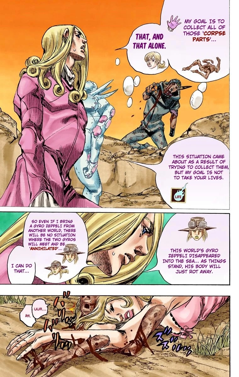 JoJo's Bizarre Adventure Part 7 - Steel Ball Run (Official Colored) chapter 88 page 7
