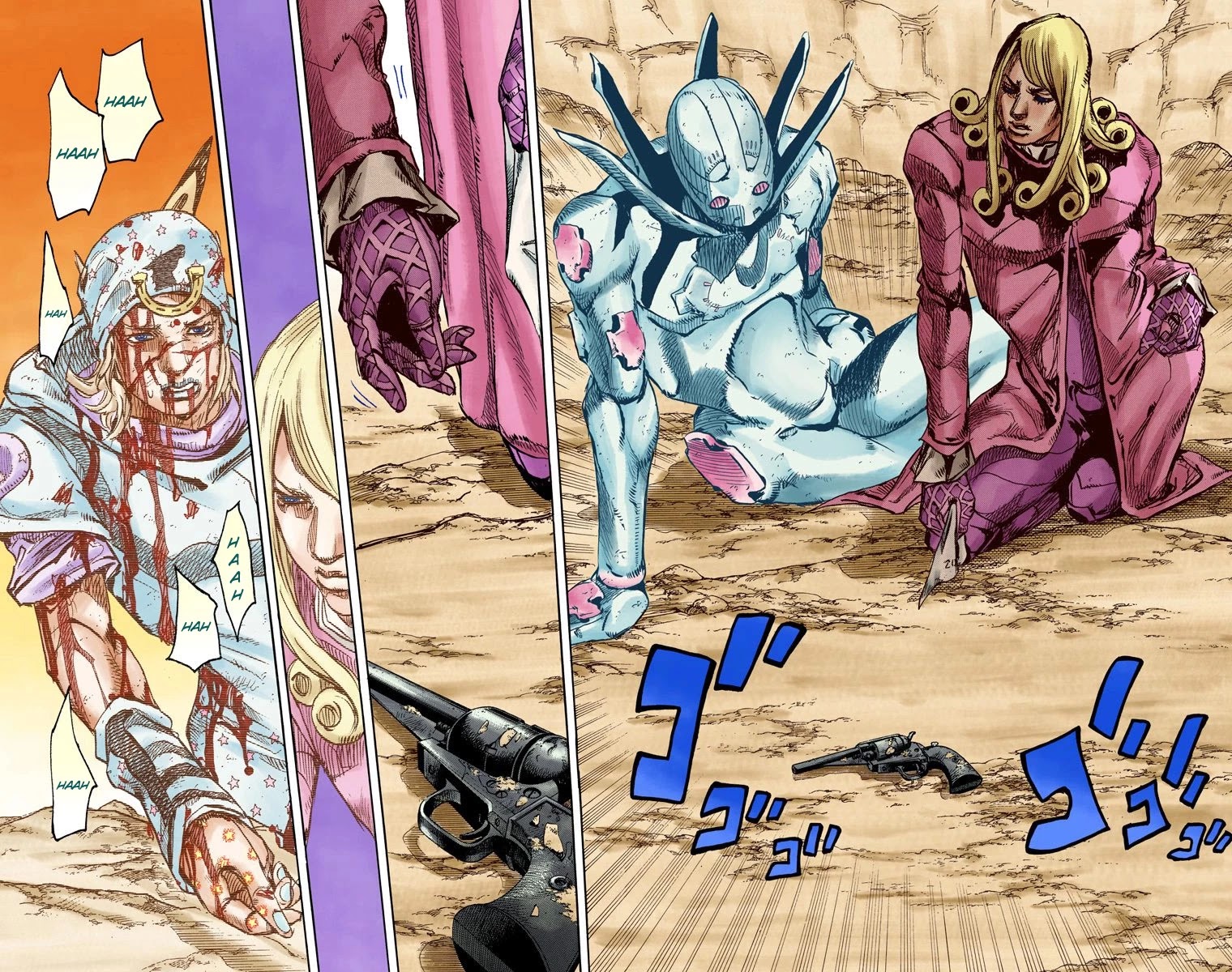 JoJo's Bizarre Adventure Part 7 - Steel Ball Run (Official Colored) chapter 89 page 14
