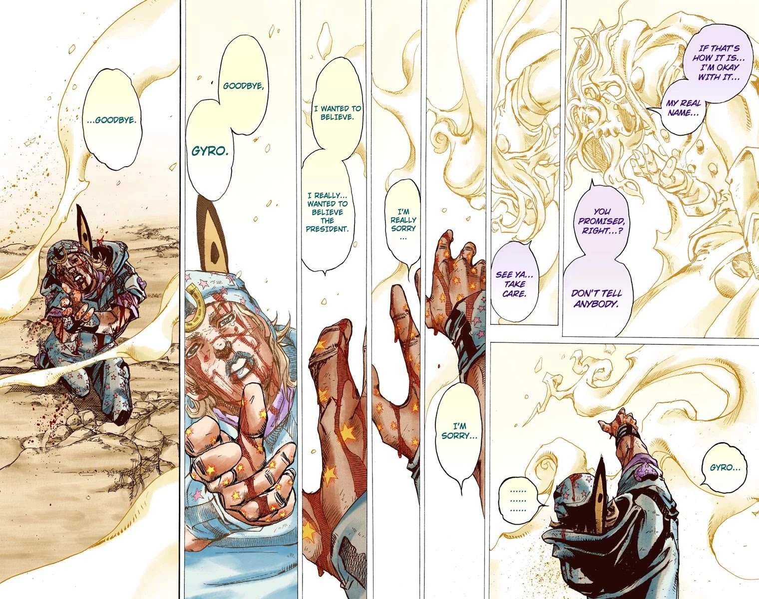 JoJo's Bizarre Adventure Part 7 - Steel Ball Run (Official Colored) chapter 89 page 27