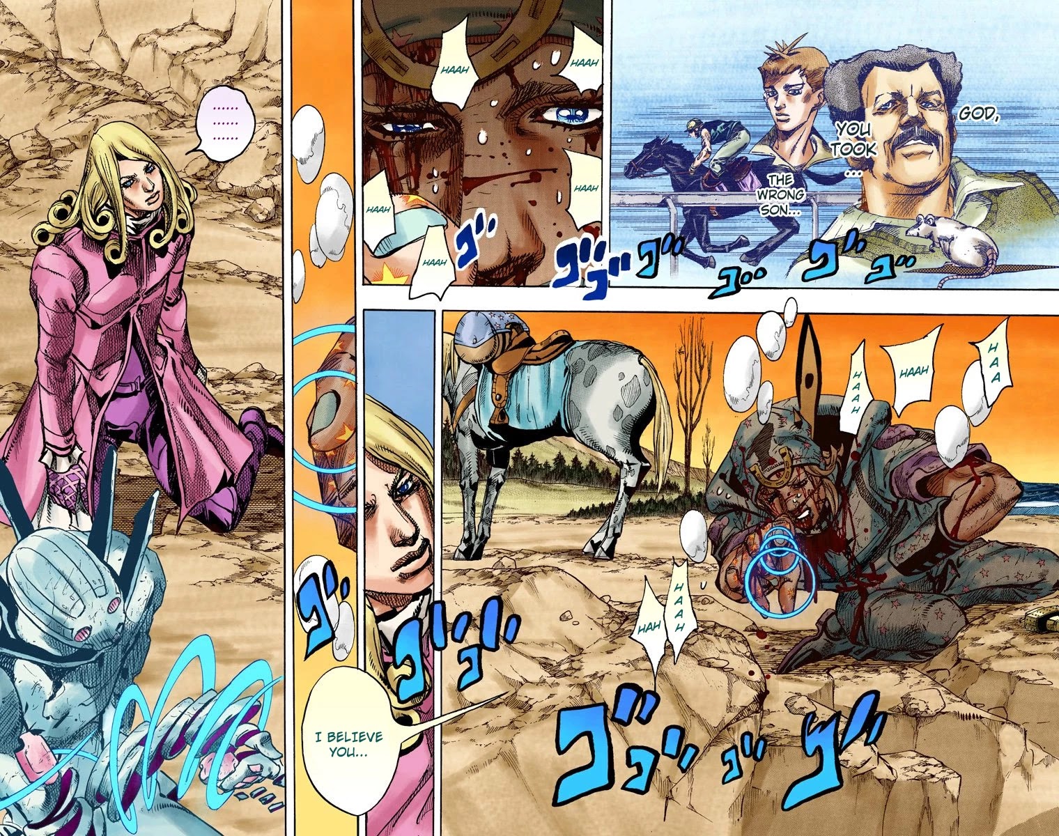 JoJo's Bizarre Adventure Part 7 - Steel Ball Run (Official Colored) chapter 89 page 4