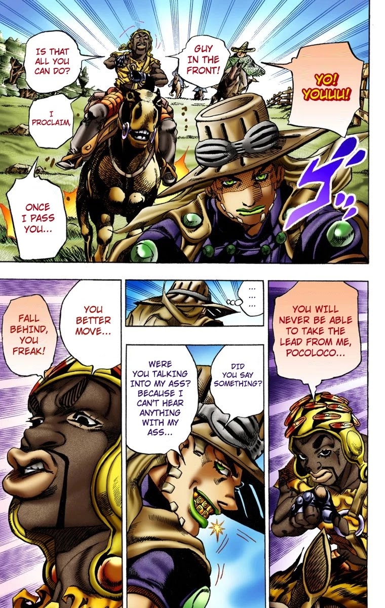 JoJo's Bizarre Adventure Part 7 - Steel Ball Run (Official Colored) chapter 9 page 10