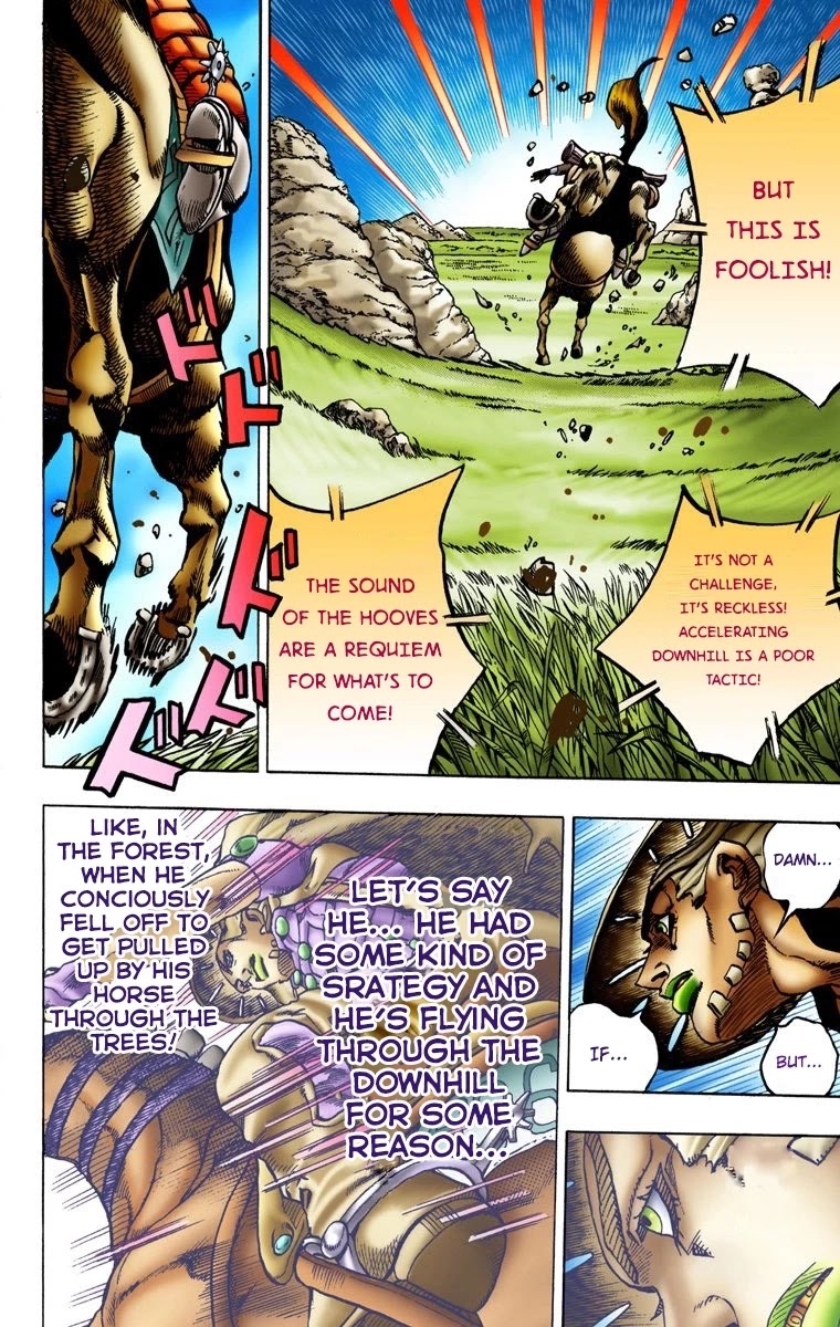 JoJo's Bizarre Adventure Part 7 - Steel Ball Run (Official Colored) chapter 9 page 14