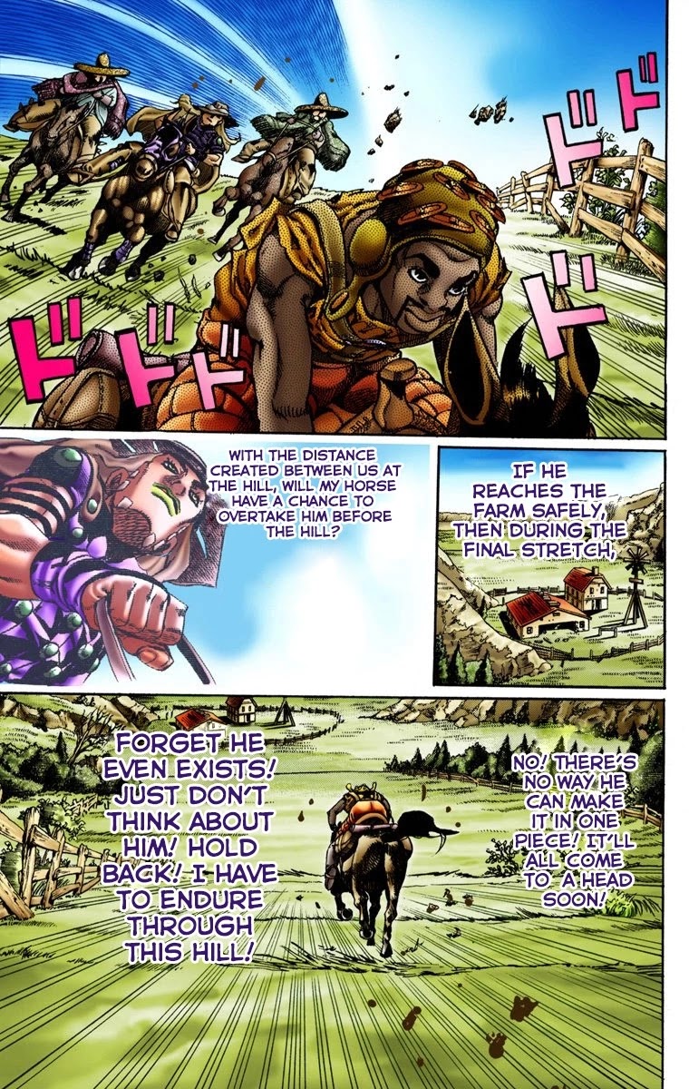 JoJo's Bizarre Adventure Part 7 - Steel Ball Run (Official Colored) chapter 9 page 15