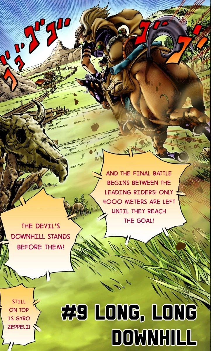 JoJo's Bizarre Adventure Part 7 - Steel Ball Run (Official Colored) chapter 9 page 2