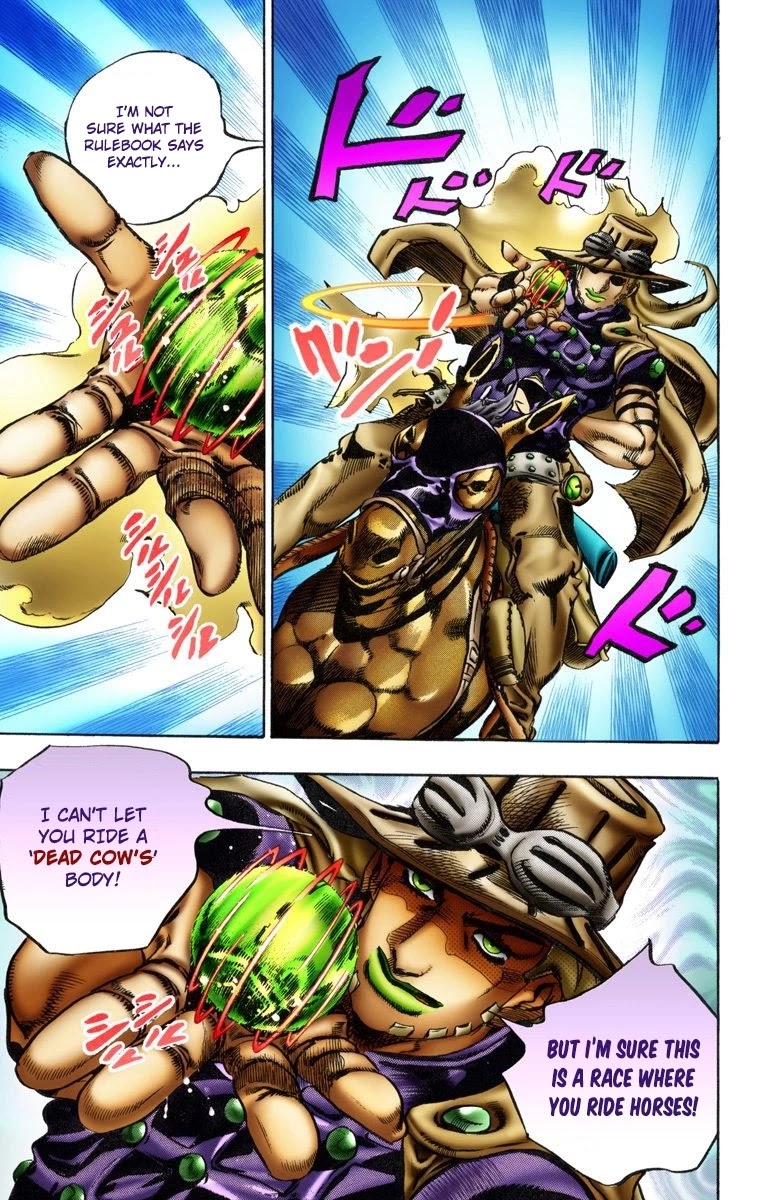 JoJo's Bizarre Adventure Part 7 - Steel Ball Run (Official Colored) chapter 9 page 23