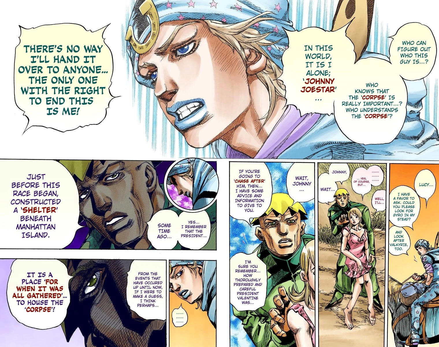 JoJo's Bizarre Adventure Part 7 - Steel Ball Run (Official Colored) chapter 90 page 19