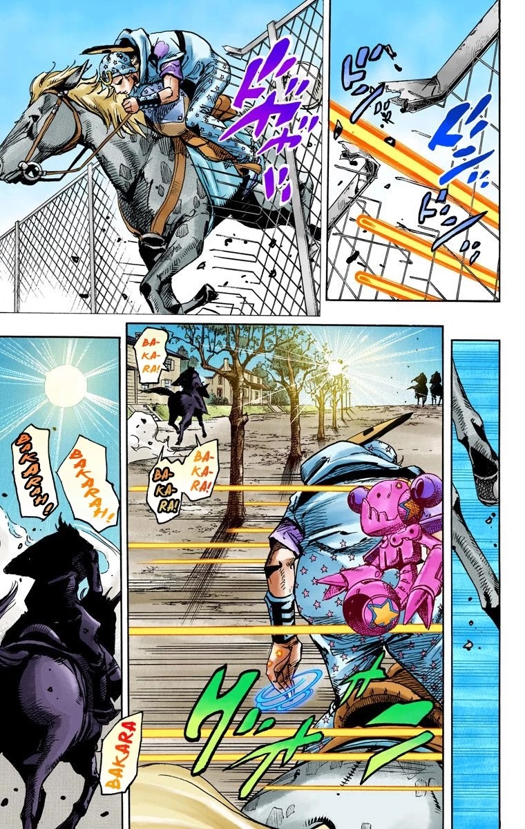 JoJo's Bizarre Adventure Part 7 - Steel Ball Run (Official Colored) chapter 90 page 31