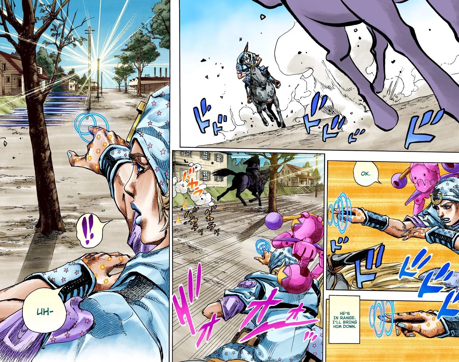 JoJo's Bizarre Adventure Part 7 - Steel Ball Run (Official Colored) chapter 90 page 32