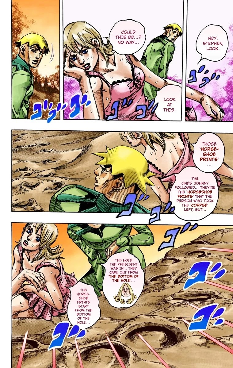 JoJo's Bizarre Adventure Part 7 - Steel Ball Run (Official Colored) chapter 90 page 34