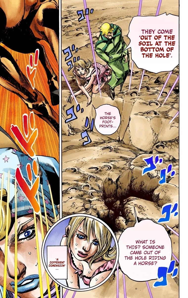 JoJo's Bizarre Adventure Part 7 - Steel Ball Run (Official Colored) chapter 90 page 35