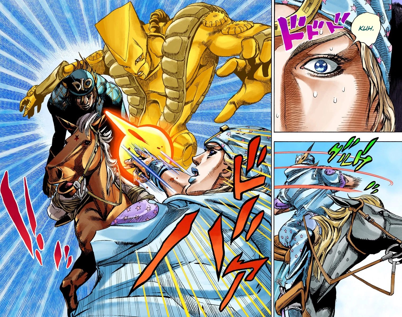 JoJo's Bizarre Adventure Part 7 - Steel Ball Run (Official Colored) chapter 90 page 36
