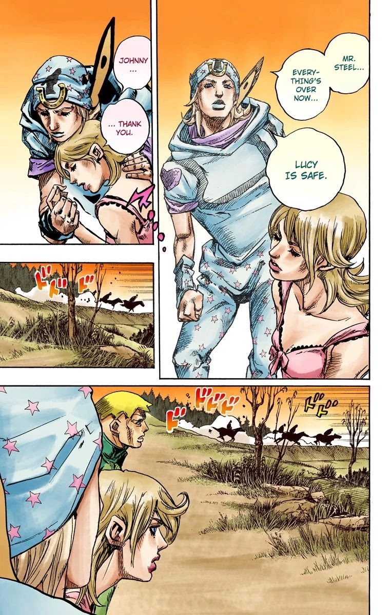 JoJo's Bizarre Adventure Part 7 - Steel Ball Run (Official Colored) chapter 90 page 8