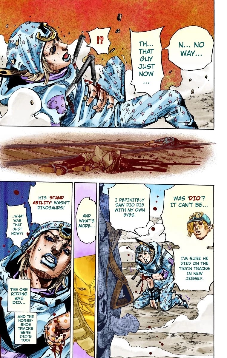 JoJo's Bizarre Adventure Part 7 - Steel Ball Run (Official Colored) chapter 91 page 18