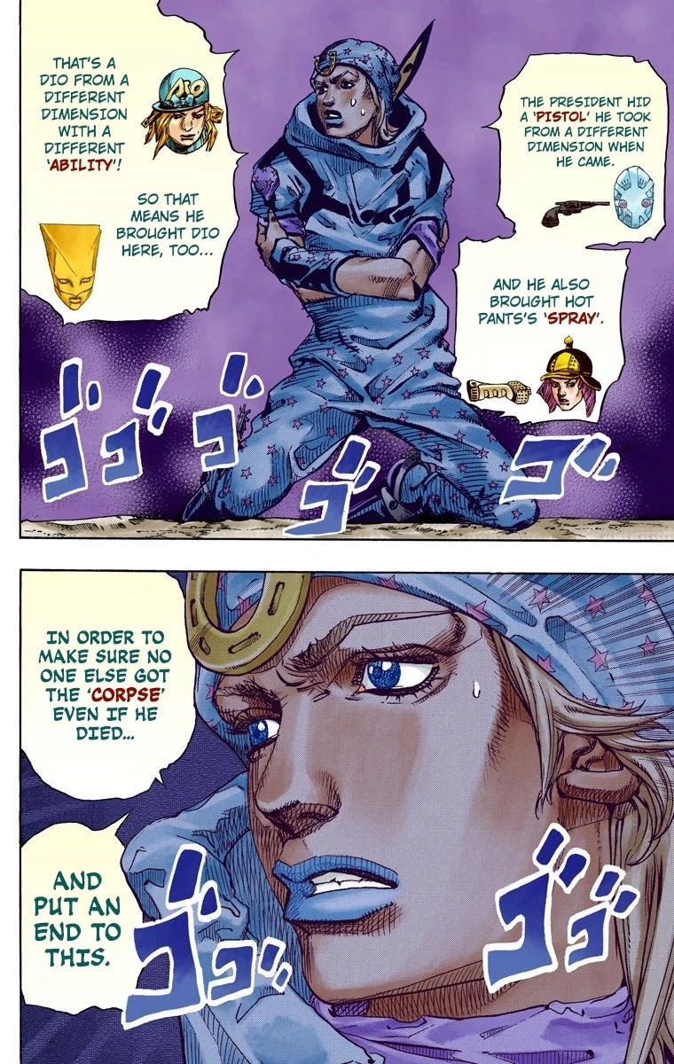 JoJo's Bizarre Adventure Part 7 - Steel Ball Run (Official Colored) chapter 91 page 21