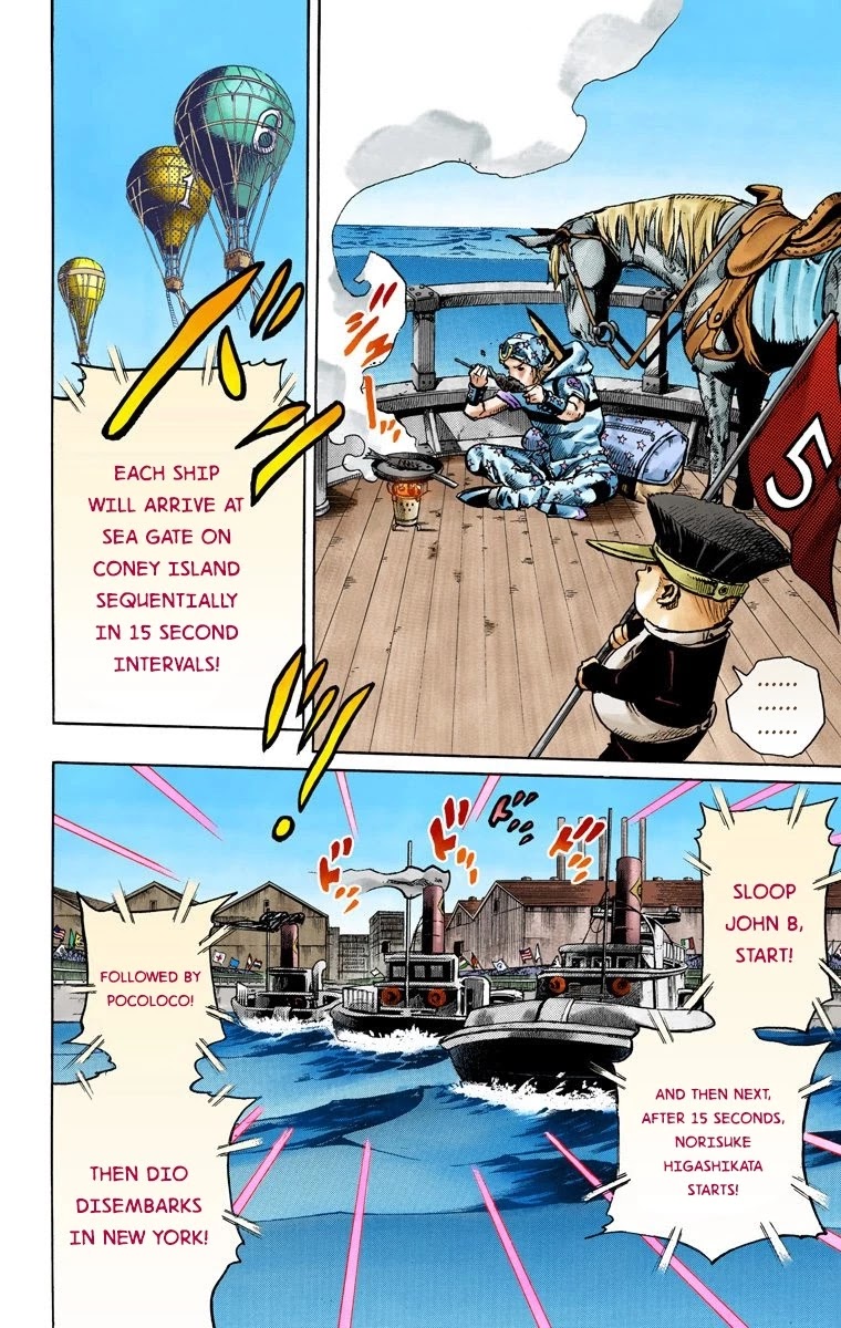 JoJo's Bizarre Adventure Part 7 - Steel Ball Run (Official Colored) chapter 91 page 30