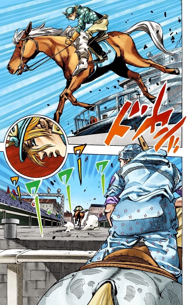 JoJo's Bizarre Adventure Part 7 - Steel Ball Run (Official Colored) chapter 91 page 31