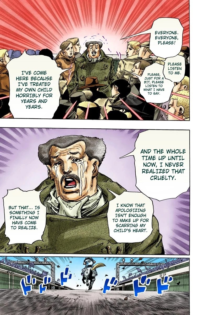 JoJo's Bizarre Adventure Part 7 - Steel Ball Run (Official Colored) chapter 91 page 36