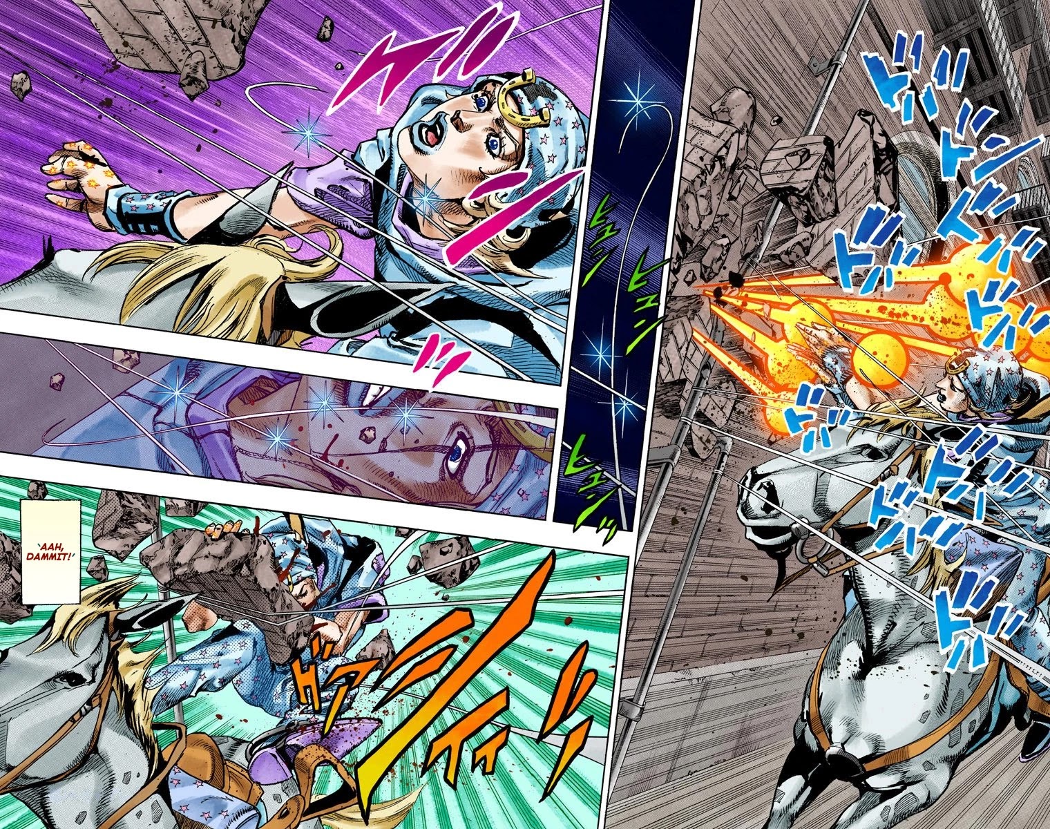 JoJo's Bizarre Adventure Part 7 - Steel Ball Run (Official Colored) chapter 91 page 41